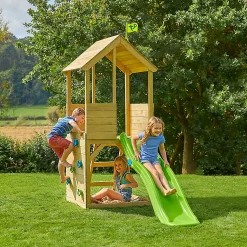 Castorama Cabane Pour Enfant Dans Les Arbres TP Toys Avec Mur D'escalade Et Toboggan