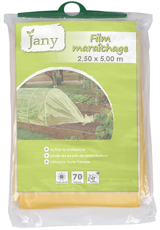 Castorama Film Maraîchage Jany L. 5 M X L. 2,5 M Polyéthylène Jaune 3 Castorama Film Maraîchage Jany L. 5 M X L. 2,5 M Polyéthylène Jaune