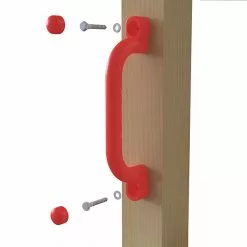 Castorama Kit De Deux Poignées Rouge