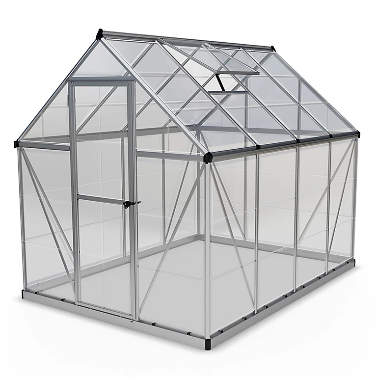 Castorama Serre Aluminium Et Polycarbonate Palram Harmony 4,5 M² 2 Castorama Serre Aluminium Et Polycarbonate Palram Harmony 4,5 M²