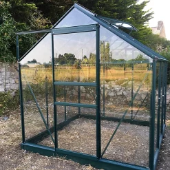Castorama Serre En Verre Lams Allium Vert 3,70m²