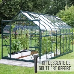 Castorama Serre En Verre Lams Aloe Vert 12,90m²