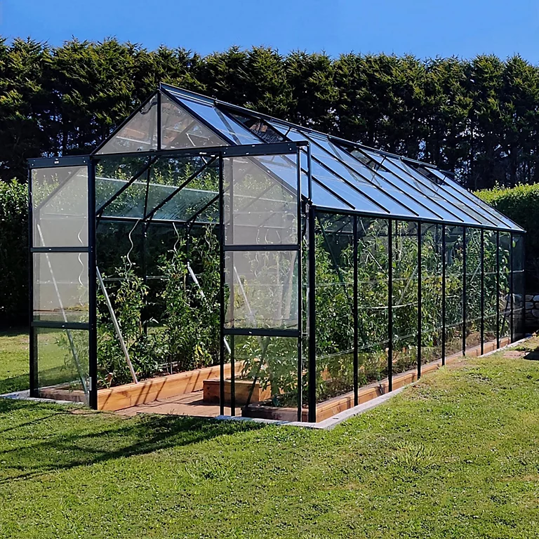 Castorama Serre En Verre Lams Laurus Vert 14,40m² 3 Castorama Serre En Verre Lams Laurus Vert 14,40m²