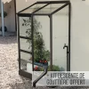 Castorama Serre En Verre Lams Melissa Anthracite 0,90m²