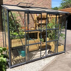 Castorama Serre En Verre Lams Melissa Anthracite 3,30m²