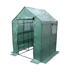 Castorama Serre Souple 2,1m² + 8 étagères